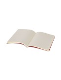 Cahier Publicitaire Éco-responsable Qeton Matières : carton recyclé Couleurs : naturel personnalisation rapide en France