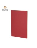 Cahier Publicitaire Éco-responsable Qeton Matières : carton recyclé Couleurs : bleu marine cadeau collaborateur premium
