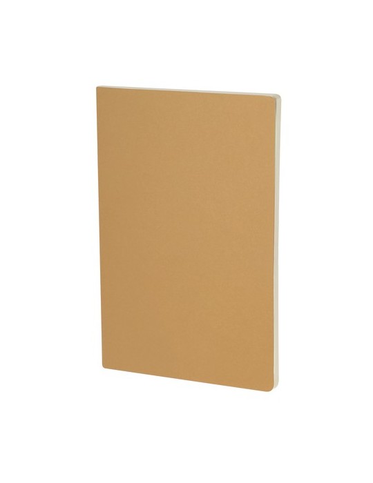 Cahier Publicitaire Éco-responsable Qeton Matières : carton recyclé Couleurs : bleu marine objet promo petit budget