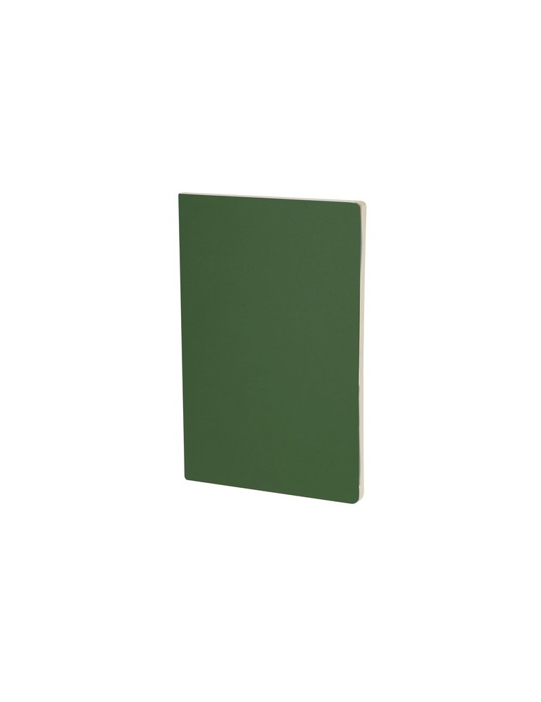 Cahier Publicitaire Éco-responsable Qeton Matières : carton recyclé Couleurs : bleu marine personnalisation rapide en France
