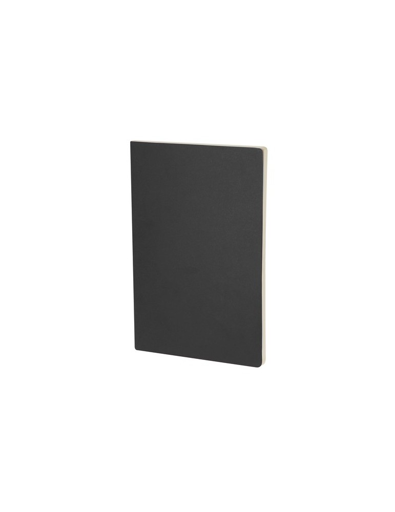 Cahier Publicitaire Éco-responsable Qeton Matières : carton recyclé Couleurs : noir impression haute définition
