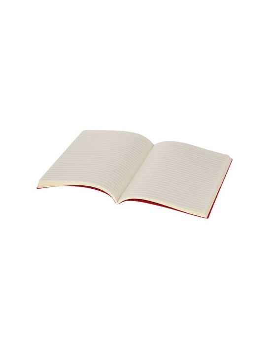 Cahier Publicitaire Éco-responsable Qeton Matières : carton recyclé Couleurs : noir cadeau collaborateur premium