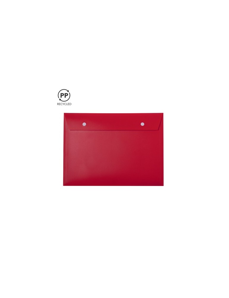 Porte-Documents Publicitaire Éco-responsable Gynster Couleurs : rouge Matières : polypropylène (PP) recyclé impression haute déf