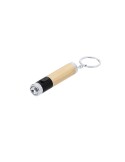 Porte-Clés Éco-responsable avec Lampe Zungux Matières : bambou Couleurs : bleu cadeau client original