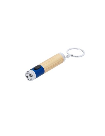 Porte-Clés Éco-responsable avec Lampe Zungux Matières : bambou Couleurs : noir goodies publicitaire durable