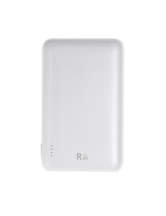 Power Bank Éco-responsable de 20000 mAh - Telkax Matières : ABS recyclé Couleurs : noir objet publicitaire robuste