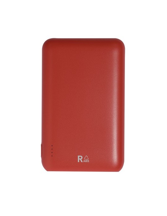Power Bank Éco-responsable de 20000 mAh - Telkax Matières : ABS recyclé Couleurs : noir personnalisation sur mesure