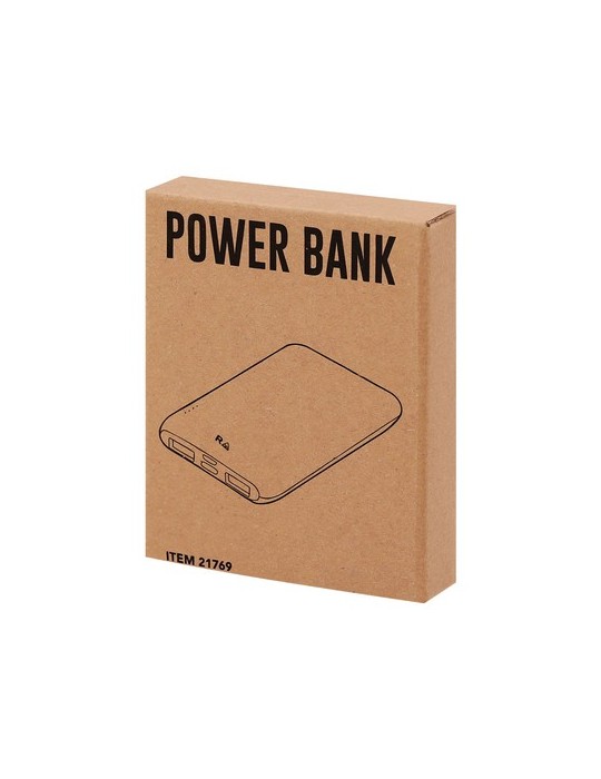 Power Bank Éco-responsable de 20000 mAh - Telkax Matières : ABS recyclé Couleurs : bleu livraison express 24h 48h