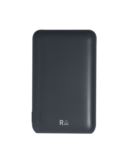 Power Bank Éco-responsable de 20000 mAh - Telkax Matières : ABS recyclé Couleurs : bleu personnalisation sur mesure