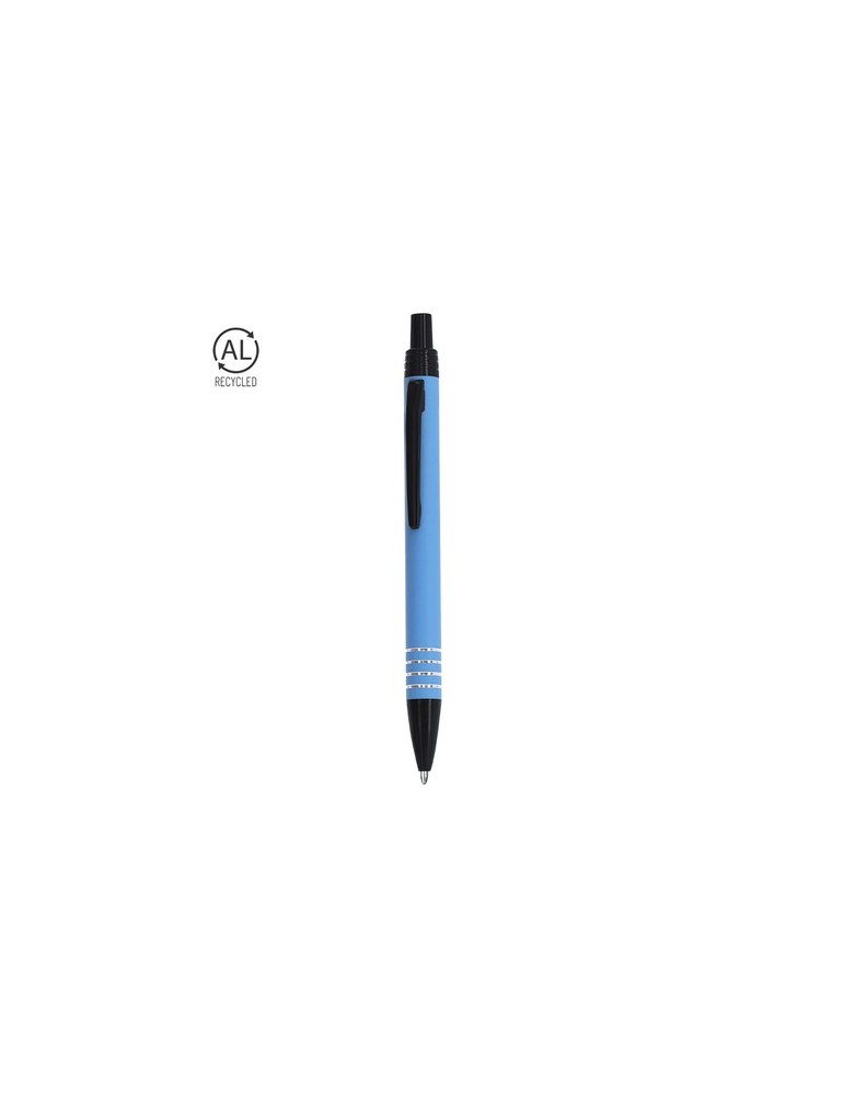 Stylo Publicitaire Éco-responsable Blean Matières : aluminium recyclé  Couleurs : blanc cadeau collaborateur premium