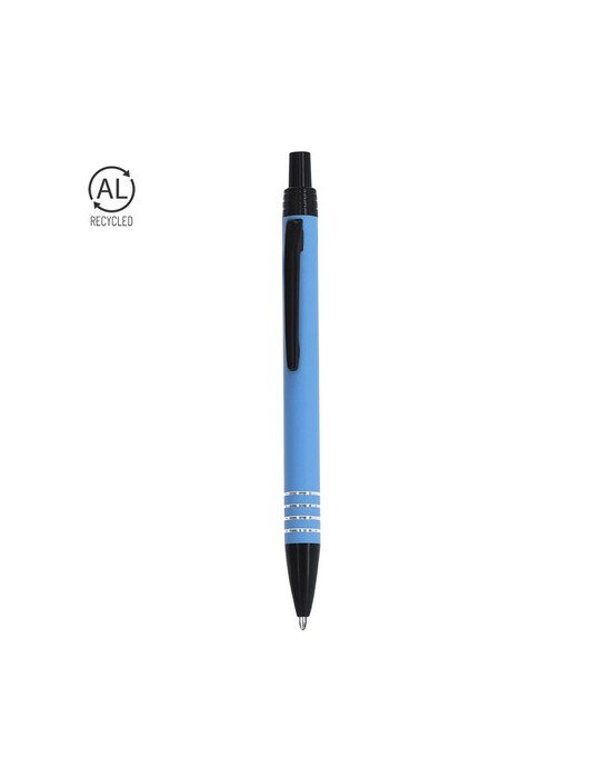 Stylo Publicitaire Éco-responsable Blean Matières : aluminium recyclé  Couleurs : bleu clair goodies entreprise design