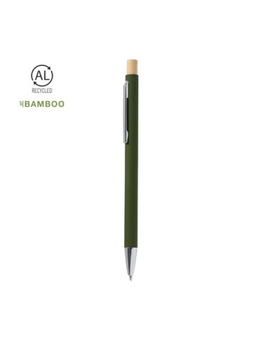 Stylo Publicitaire Éco-responsable Kosif Matières : bambou Couleurs : blanc 2