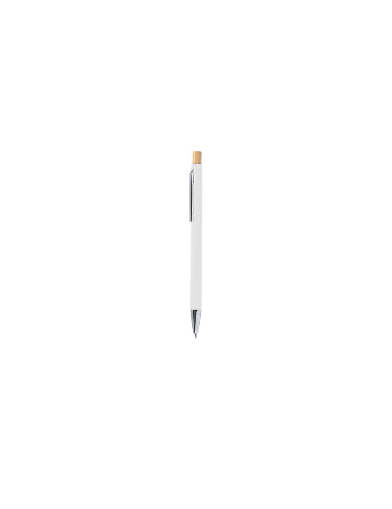 Stylo Publicitaire Éco-responsable Kosif Matières : bambou Couleurs : bleu marine impression haute définition