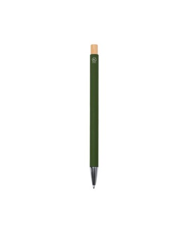 Stylo Publicitaire Éco-responsable Kosif Matières : bambou Couleurs : rouge personnalisable avec votre logo