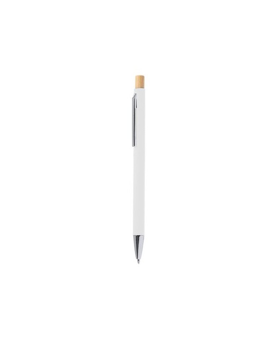Stylo Publicitaire Éco-responsable Kosif Matières : bambou Couleurs : rouge personnalisation rapide en France