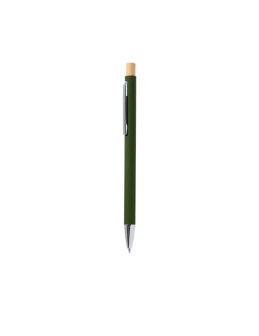 Stylo Publicitaire Éco-responsable Kosif Matières : bambou Couleurs : rouge personnalisable avec votre logo