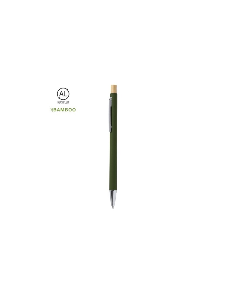 Stylo Publicitaire Éco-responsable Kosif Matières : bambou Couleurs : noir accessoire événementiel unique