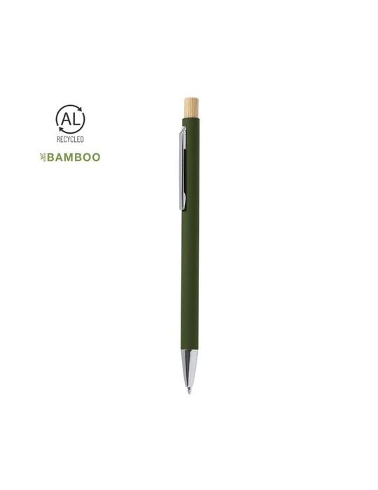 Stylo Publicitaire Éco-responsable Kosif Matières : bambou Couleurs : vert objet promotionnel éco-responsable