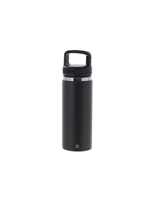 Bidon Éco-responsable Thermique Nabrax Couleurs : vert clair Matières : acier inoxydable recyclé cadeau collaborateur premium