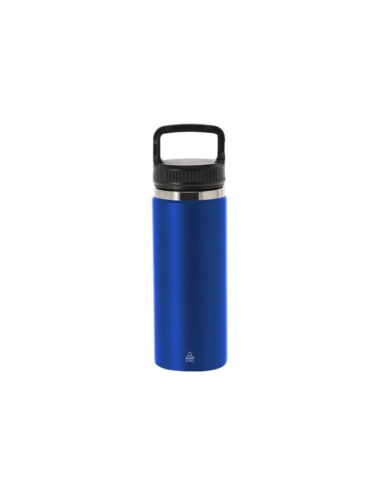 Bidon Éco-responsable Thermique Nabrax Couleurs : vert clair Matières : acier inoxydable recyclé goodies personnalisé en stock