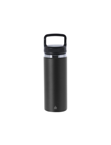 Bidon Éco-responsable Thermique Nabrax Couleurs : noir Matières : acier inoxydable recyclé cadeau entreprise pas cher