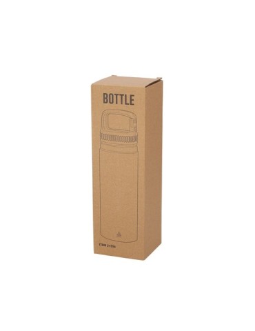 Bidon Éco-responsable Thermique Nabrax Couleurs : noir Matières : acier inoxydable recyclé livraison express 24h 48h