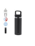 Bidon Éco-responsable Thermique Nabrax Couleurs : bleu Matières : acier inoxydable recyclé objet promotionnel éco-responsable
