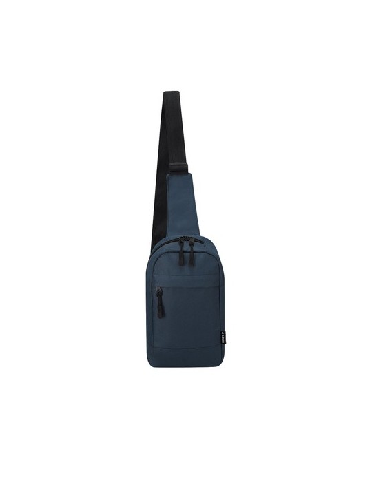 Bandoulière Personnalisée Éco-responsable - Palan Couleurs : bleu marine Matières : polyester recyclé personnalisable avec votre
