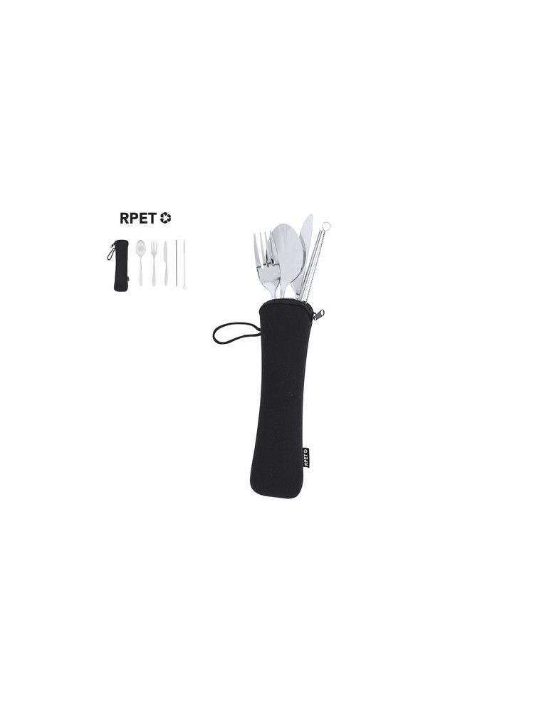 Set de Couverts Personnalisés Sinix Matières : acier inoxydable Couleurs : argenté personnalisable avec votre logo