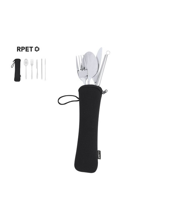 Set de Couverts Personnalisés Sinix Matières : acier inoxydable Couleurs : argenté personnalisable avec votre logo