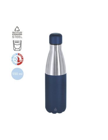 Bidon Thermique Éco-responsable de 1,5 L - Fanox Couleurs : noir Matières : acier inoxydable recyclé 2