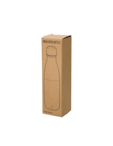 Bidon Thermique Éco-responsable de 1,5 L - Fanox Couleurs : bleu marine Matières : acier inoxydable recyclé personnalisation rap