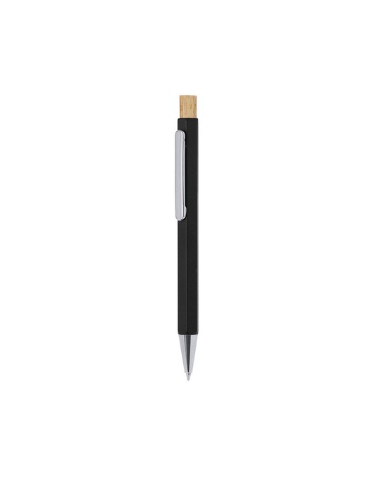 Stylo Personnalisé Éco-responsable Neglyr Matières : aluminium recyclé  Couleurs : noir goodies publicitaire événementiel