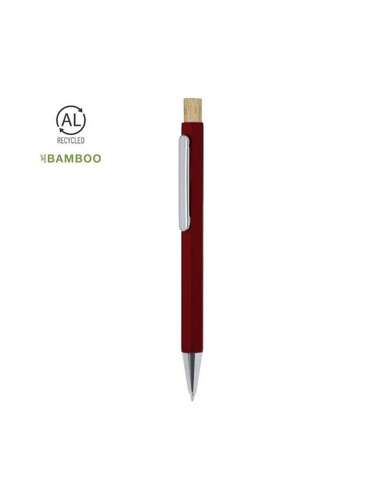 Stylo Personnalisé Éco-responsable Neglyr Matières : aluminium recyclé  Couleurs : noir cadeau collaborateur premium