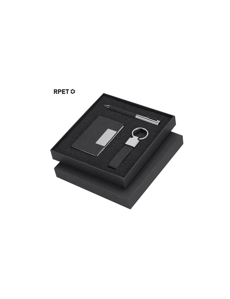 Set de Couverts Personnalisés Fraxen Matières : métal Couleurs : noir personnalisable avec votre logo