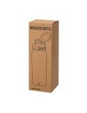 Bidon Thermique Éco-responsable Personnalisé Stork Couleurs : noir Matières : acier inoxydable recyclé cadeau collaborateur prem