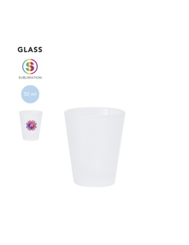 Verre à Shooter Éco-responsable Sublimation Nesan Matières : verre Couleurs : transparent 2