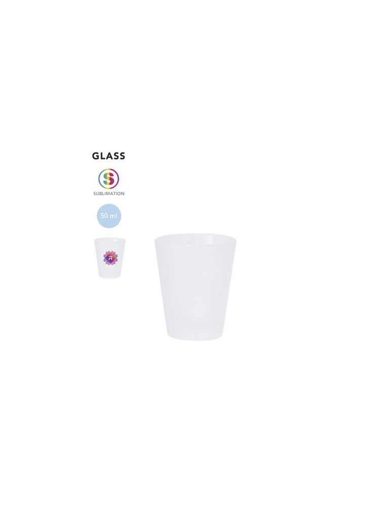 Verre à Shooter Éco-responsable Sublimation Nesan Matières : verre Couleurs : transparent personnalisable avec votre logo