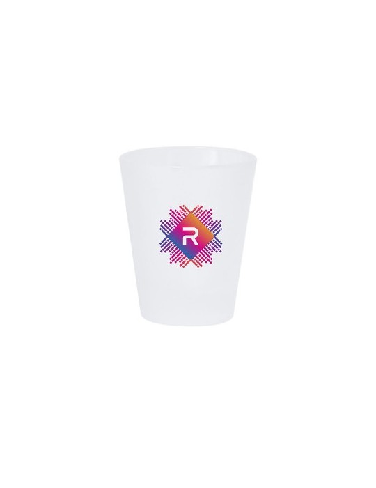 Verre à Shooter Éco-responsable Sublimation Nesan Matières : verre Couleurs : transparent goodies publicitaire événementiel