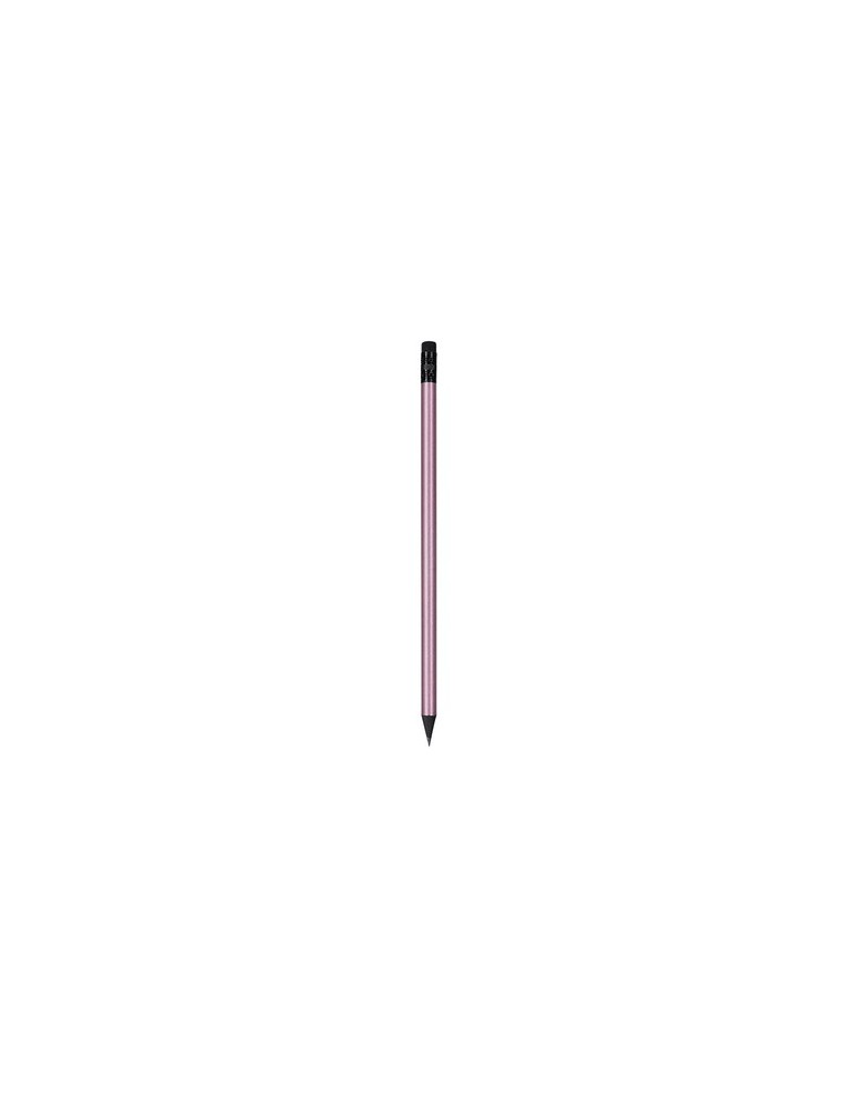 Crayon publicitaire personnalisé Lekar Matières : bois Couleurs : argenté objet promotionnel éco-responsable