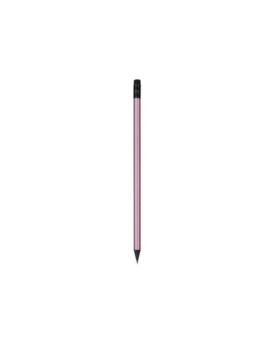 Crayon publicitaire personnalisé Lekar Matières : bois Couleurs : argenté objet promotionnel éco-responsable