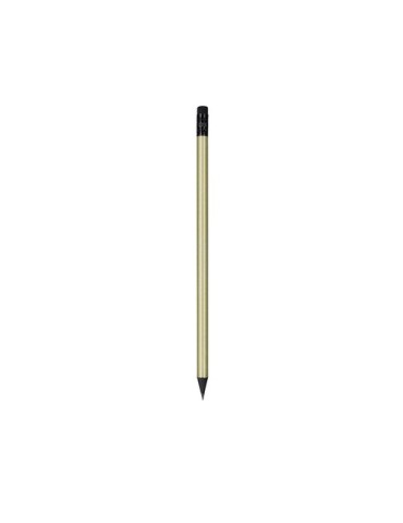 Crayon publicitaire personnalisé Lekar Matières : bois Couleurs : argenté cadeau collaborateur premium