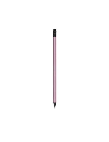 Crayon publicitaire personnalisé Lekar Matières : bois Couleurs : rose goodies publicitaire événementiel