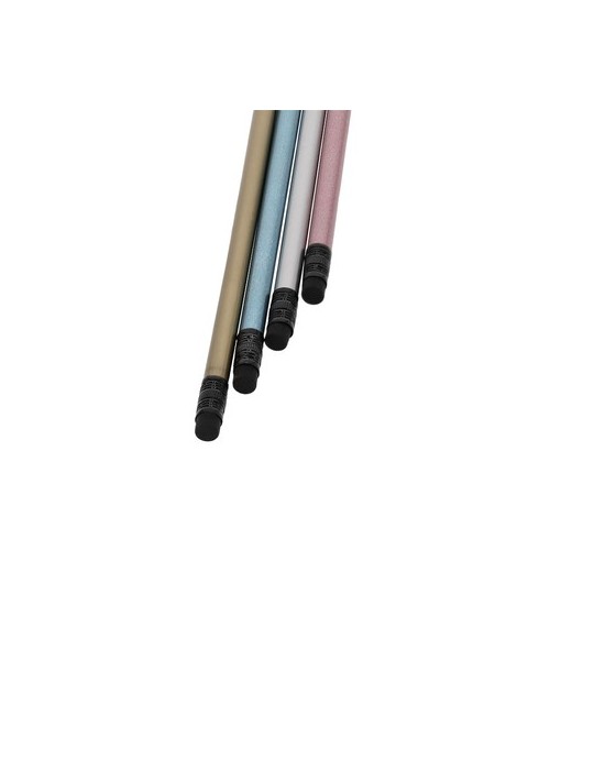 Crayon publicitaire personnalisé Lekar Matières : bois Couleurs : doré objet publicitaire robuste