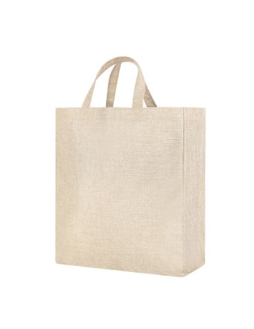 Sac publicitaire personnalisé Sublimation Myrena Matières : polyester Couleurs : naturel