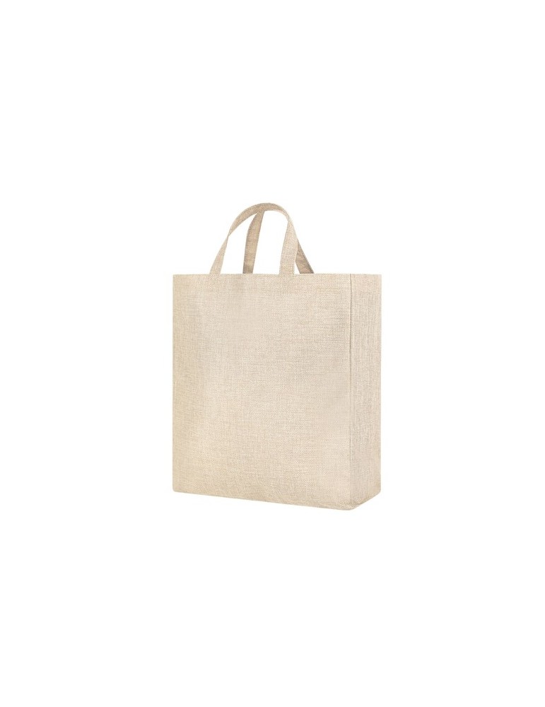Sac publicitaire personnalisé Sublimation Myrena Matières : polyester Couleurs : naturel