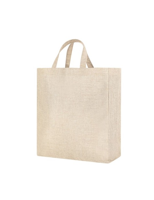 Sac publicitaire personnalisé Sublimation Myrena Matières : polyester Couleurs : naturel