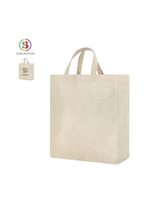 Sac publicitaire personnalisé Sublimation Myrena Matières : polyester Couleurs : naturel personnalisable avec votre logo
