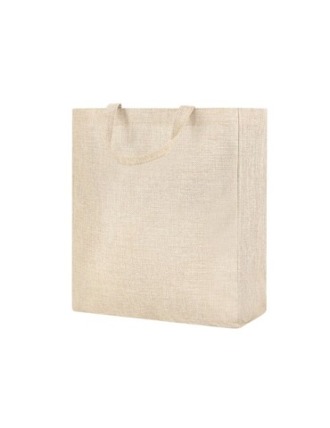 Sac publicitaire personnalisé Sublimation Myrena Matières : polyester Couleurs : naturel goodies publicitaire événementiel