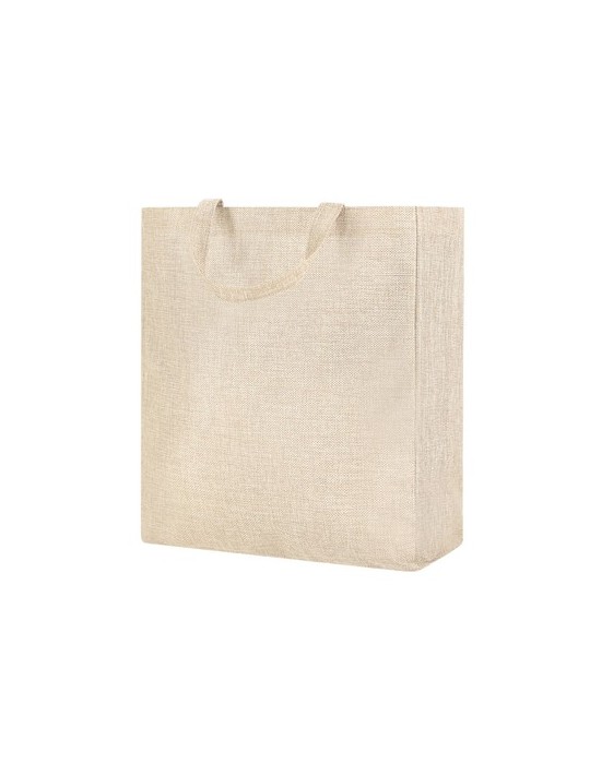 Sac publicitaire personnalisé Sublimation Myrena Matières : polyester Couleurs : naturel goodies publicitaire événementiel